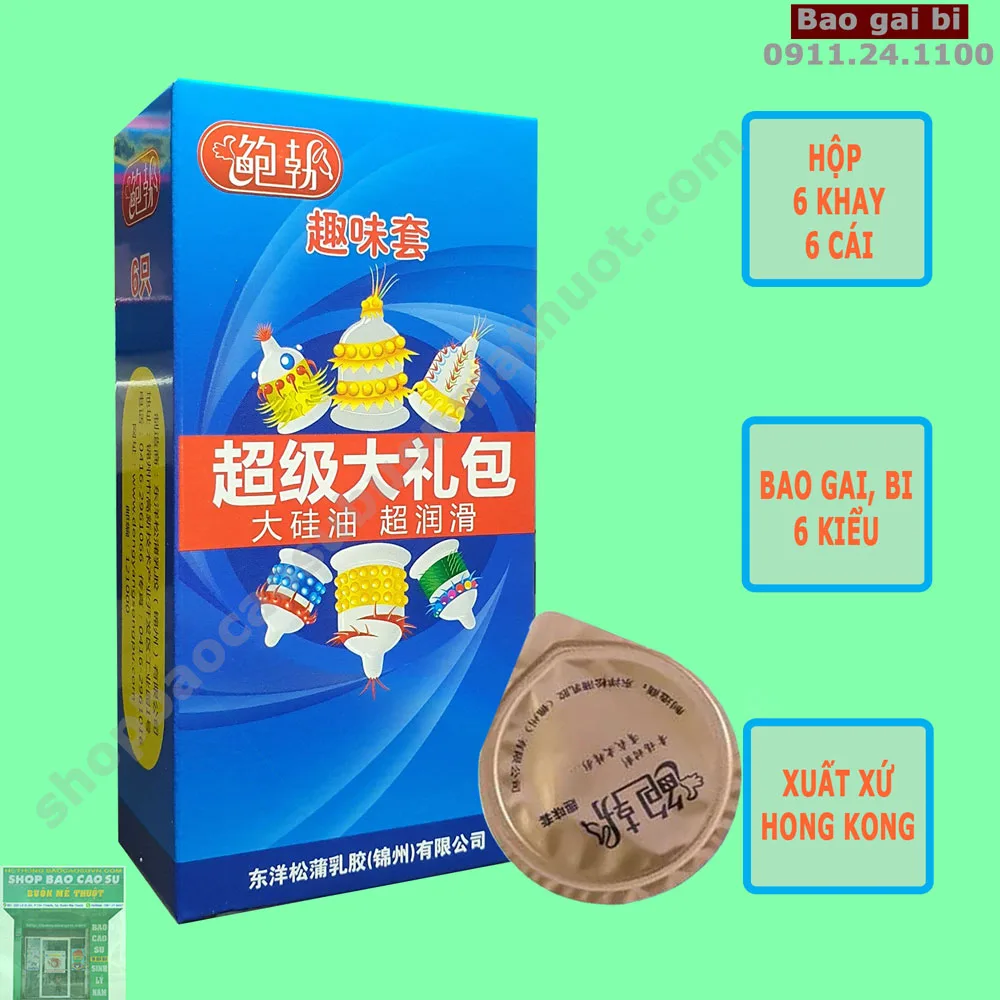 Bao Cao Su Gân Gai 6 Kiểu Bao Cao Su Gân Gai 6 kiểu
