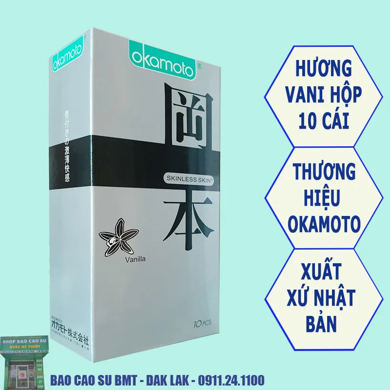 bao cao su okamoto chính hãng shop bao cao su bmt daklak