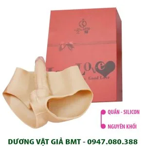 Quần silicon nguyên khối có dương vật giả
