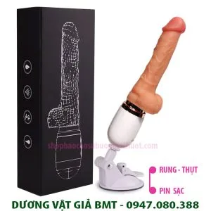 Dương vật giả gắn tường thụt rung BMT - Đắk Lắk