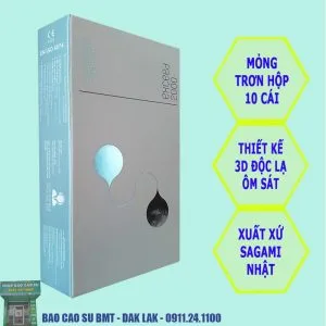 Bao cao su sagami 3D thiết kế độc lạ, mỏng trơn ôm sát, sagami daklak
