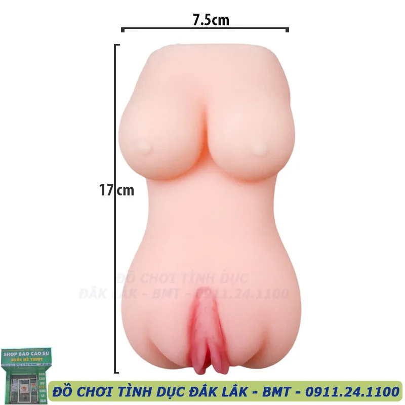 Âm đạo giả Juvai silicon mềm cầm tay âm đạo giả trần cầm tay silicon nguyên khối