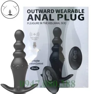 Trứng rung hậu môn Anal Plug điều khiển từ xa bán tại BMT
